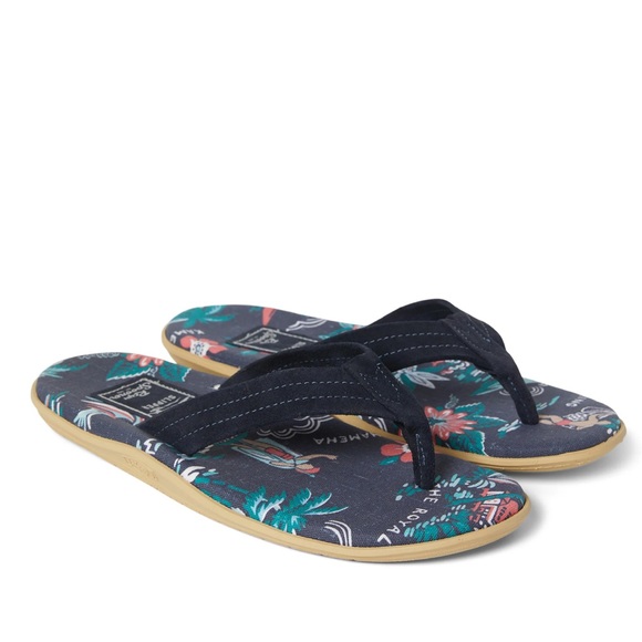 NWT Reyn Spooner Island Slipper Sandals Flip Flops - Men’s Size 7 - Picture 2 of 6